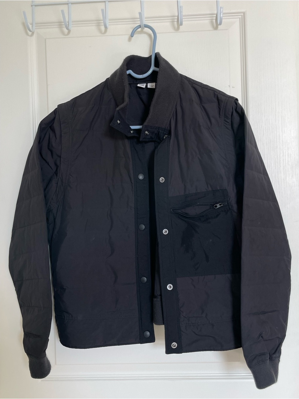 Uniqlo Black Quilted Bomber Jacket